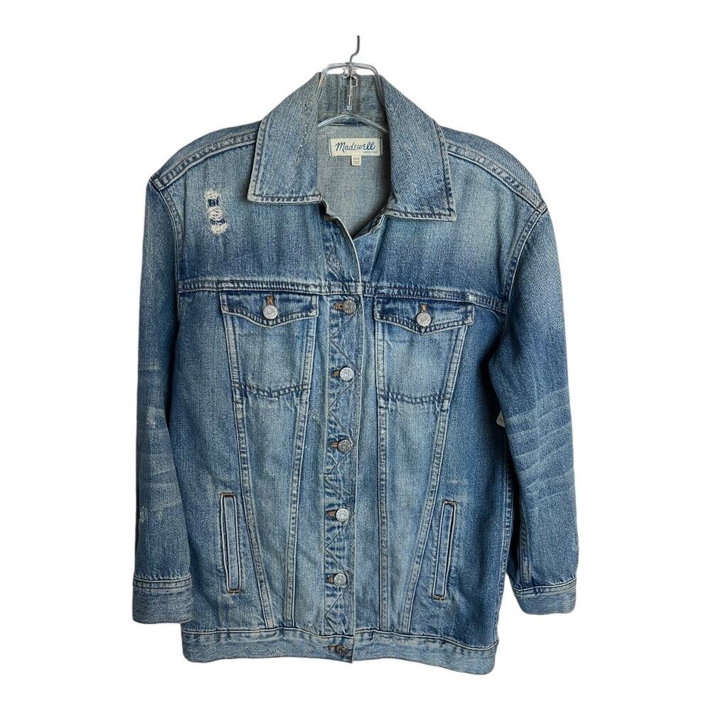 Madewell Women’s Jean Jacket Denim Blue Cotton Casual Comfy XXS Normcore